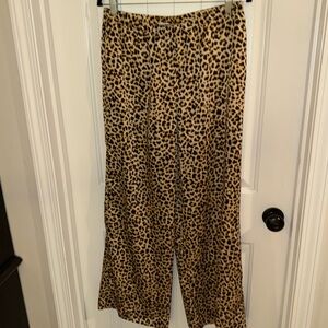 A New Day Leopard Print Wide Leg Pants